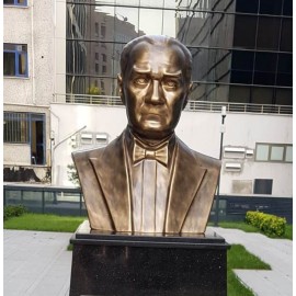 Atatürk Büstü 80 cm Kapalı Poliüretan Kırılmaz